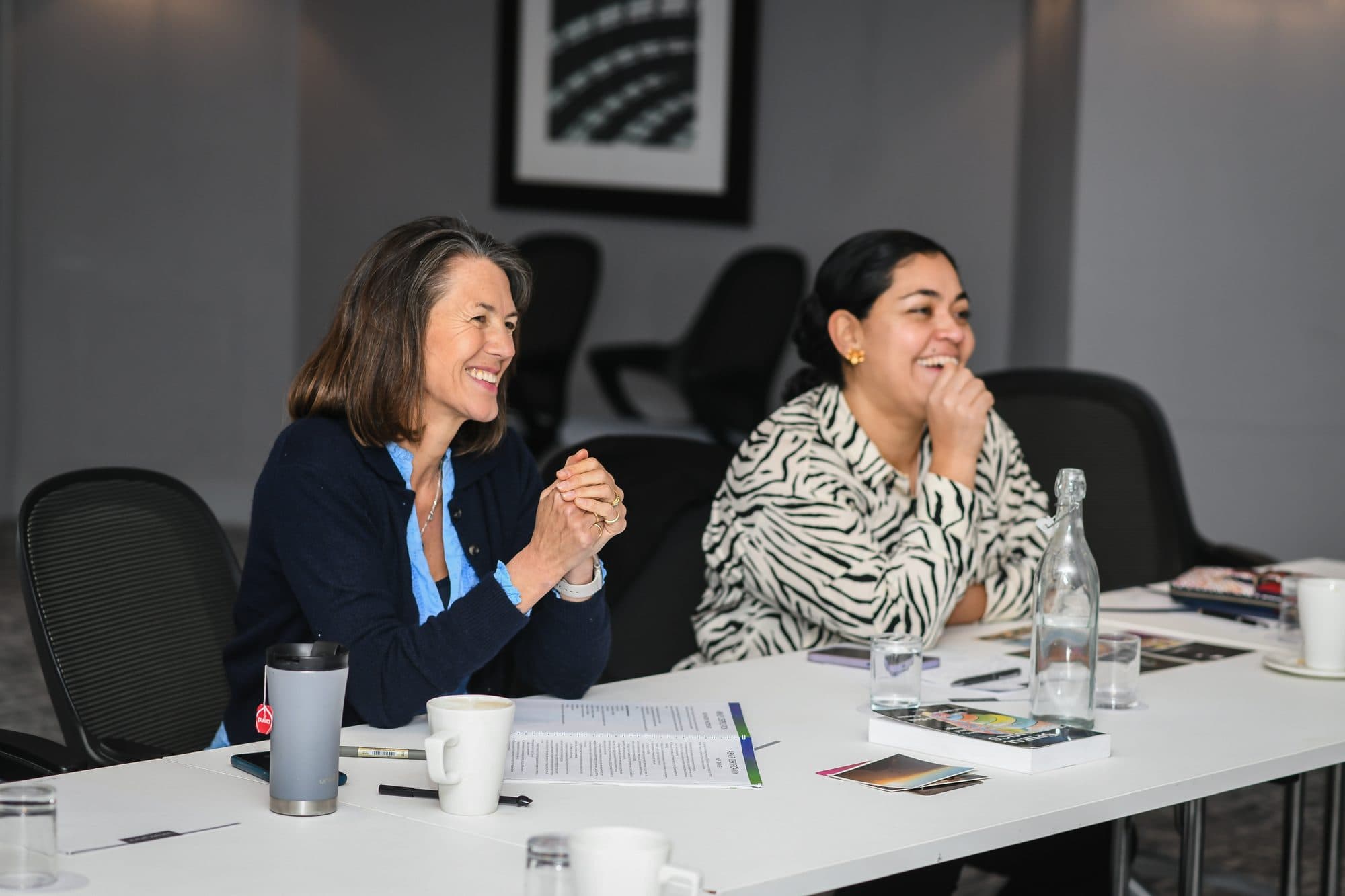 Two delegates on a Consoul team workshop