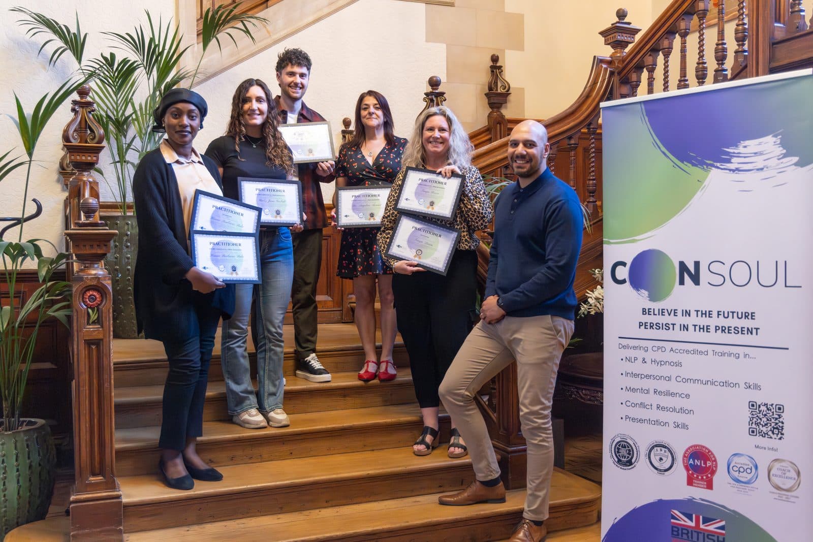 NLP & Hypnosis Practitioner cohort at Pendley Manor, 2026