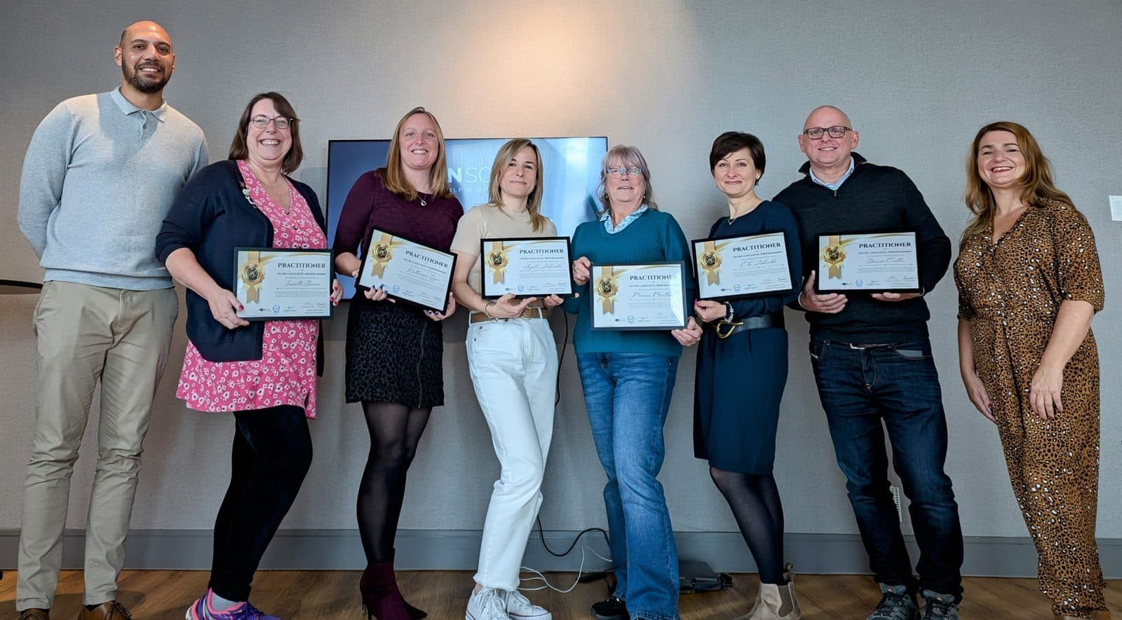 NLP & Hypnosis Practitioner cohort at the Courtyard Marriott, Exeter, 2024